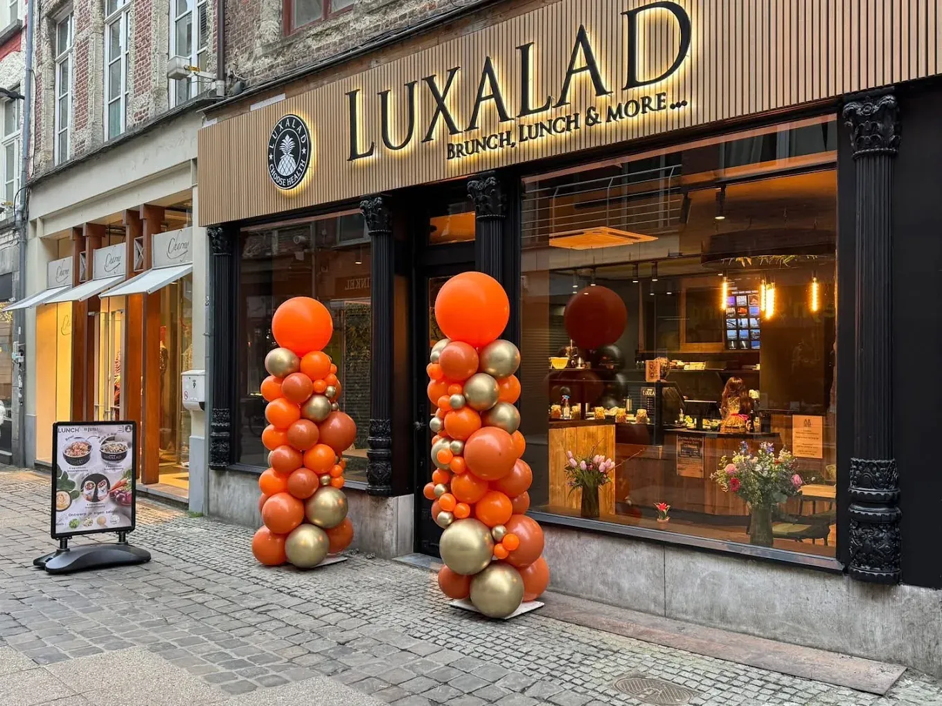 The Luxalad shopfront on Mageleinstraat in Gent